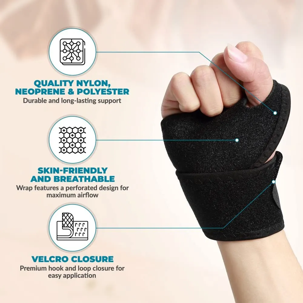 Bodyprox Brace polsiera neoprene 2 pezzi nera