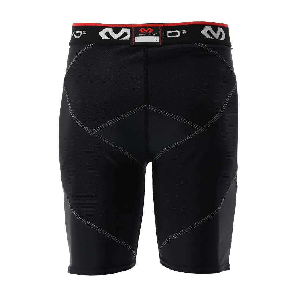 McDavid 8201 shorts compressione neri con fascia anca