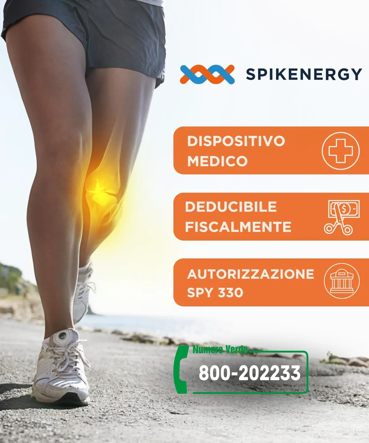 Spikenergy Antidolore guanti magnetoterapia grigi L-XL artrosi