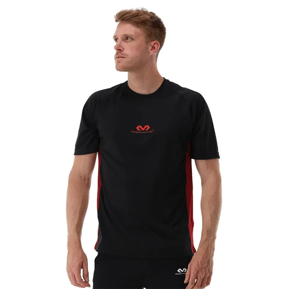 McDavid Slam Dunk Player Tee t-shirt basket nera cotone