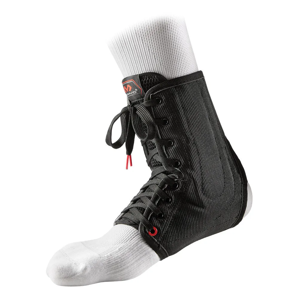 McDavid 199 cavigliera con lacci nera singola