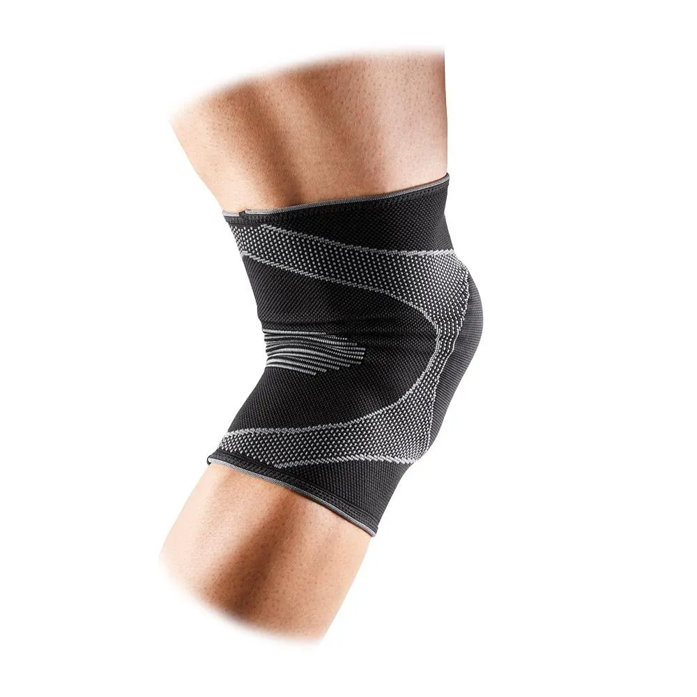 McDavid 5125 ginocchiera elastica nero con cuscinetto gel