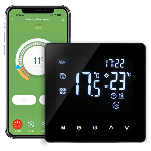 BeFit24 termostato wifi riscaldamento a pavimento 16A 3600W