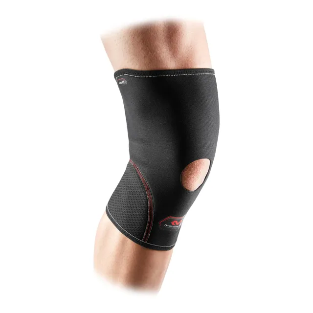 McDavid Apertura Rotula ginocchiera neoprene L nera