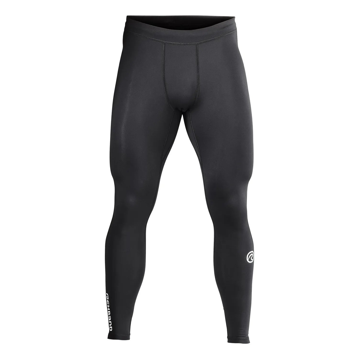 Rehband QD Compression Tights leggings uomo nero compressivi