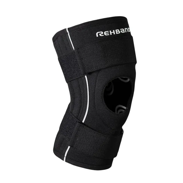 Rehband Stable Ginocchiera Nero Doppia Cinghia
