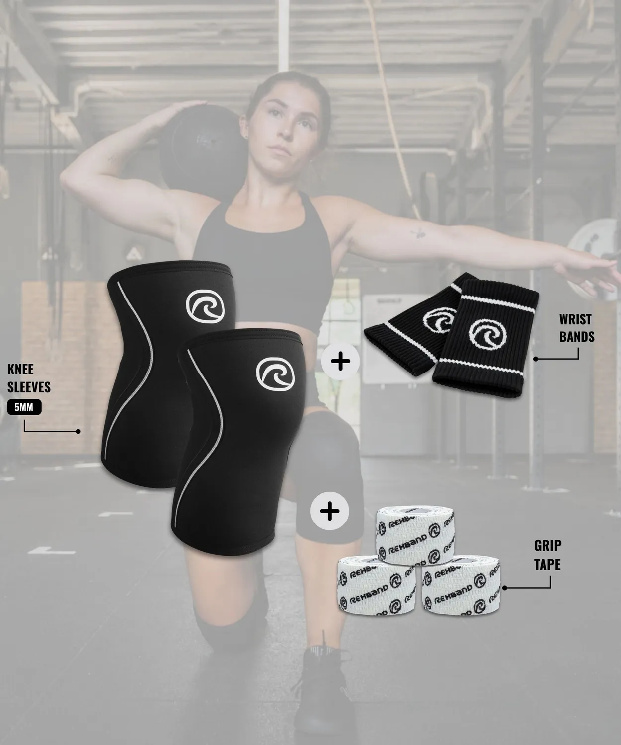 Rehband RX Kit Starter kit functional fitness 5mm nero