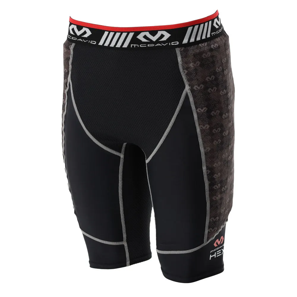 McDavid HEX 7748 Short Portiere Calcio Nero Imbottiti Antiscivolo