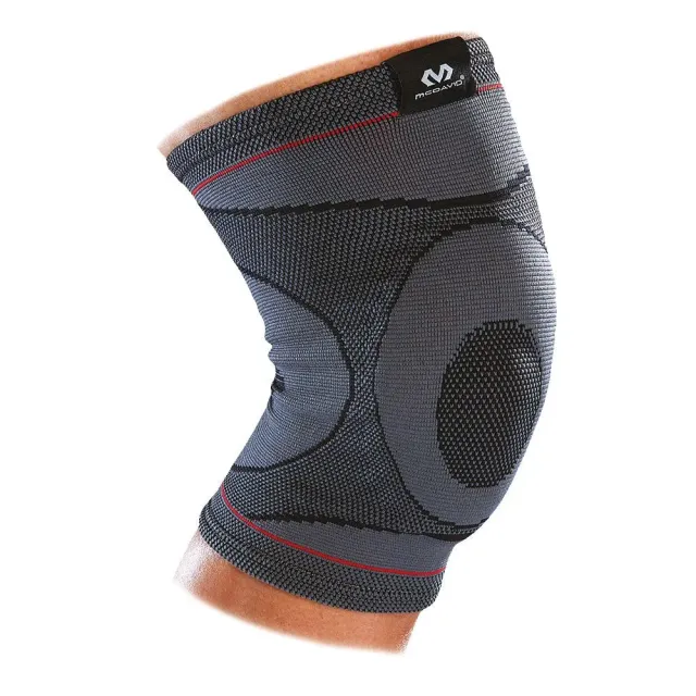 McDavid Knee Knit Sleeve ginocchiera grigia S/M contenitiva