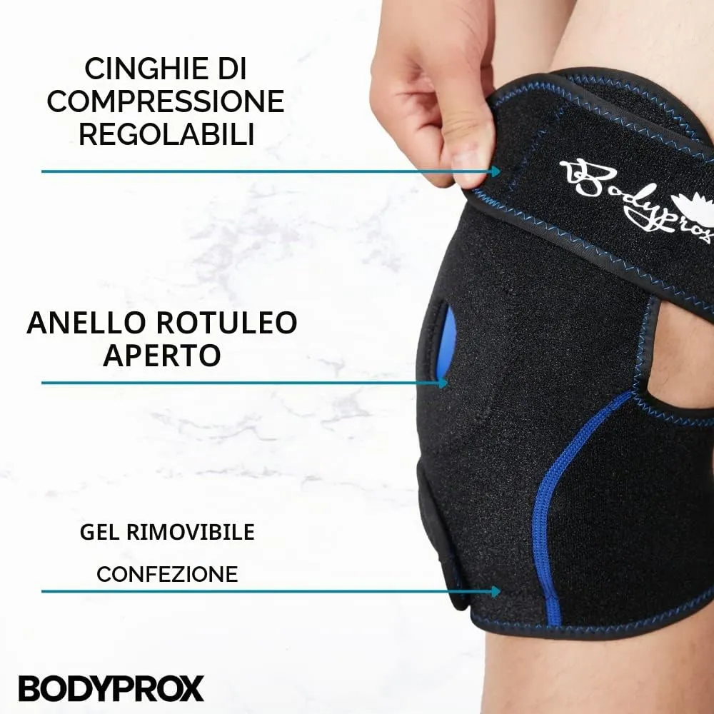 Bodyprox ginocchiera ghiaccio gel taglia unica freddo caldo
