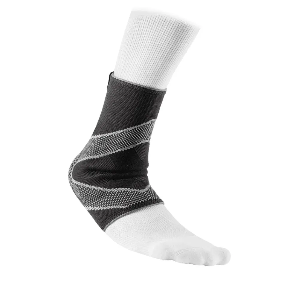 McDavid 5115 cavigliera elastica nero con cuscinetti gel