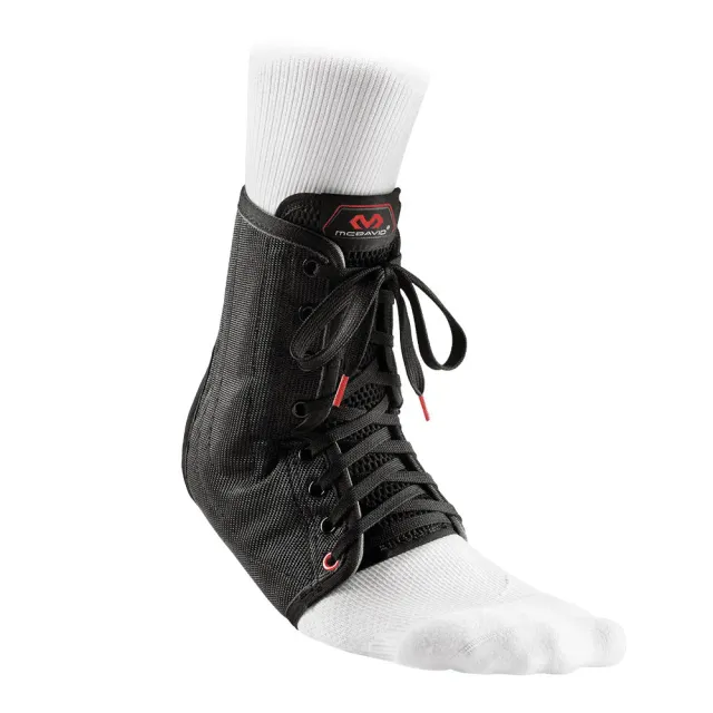 McDavid 199 cavigliera con lacci nera singola