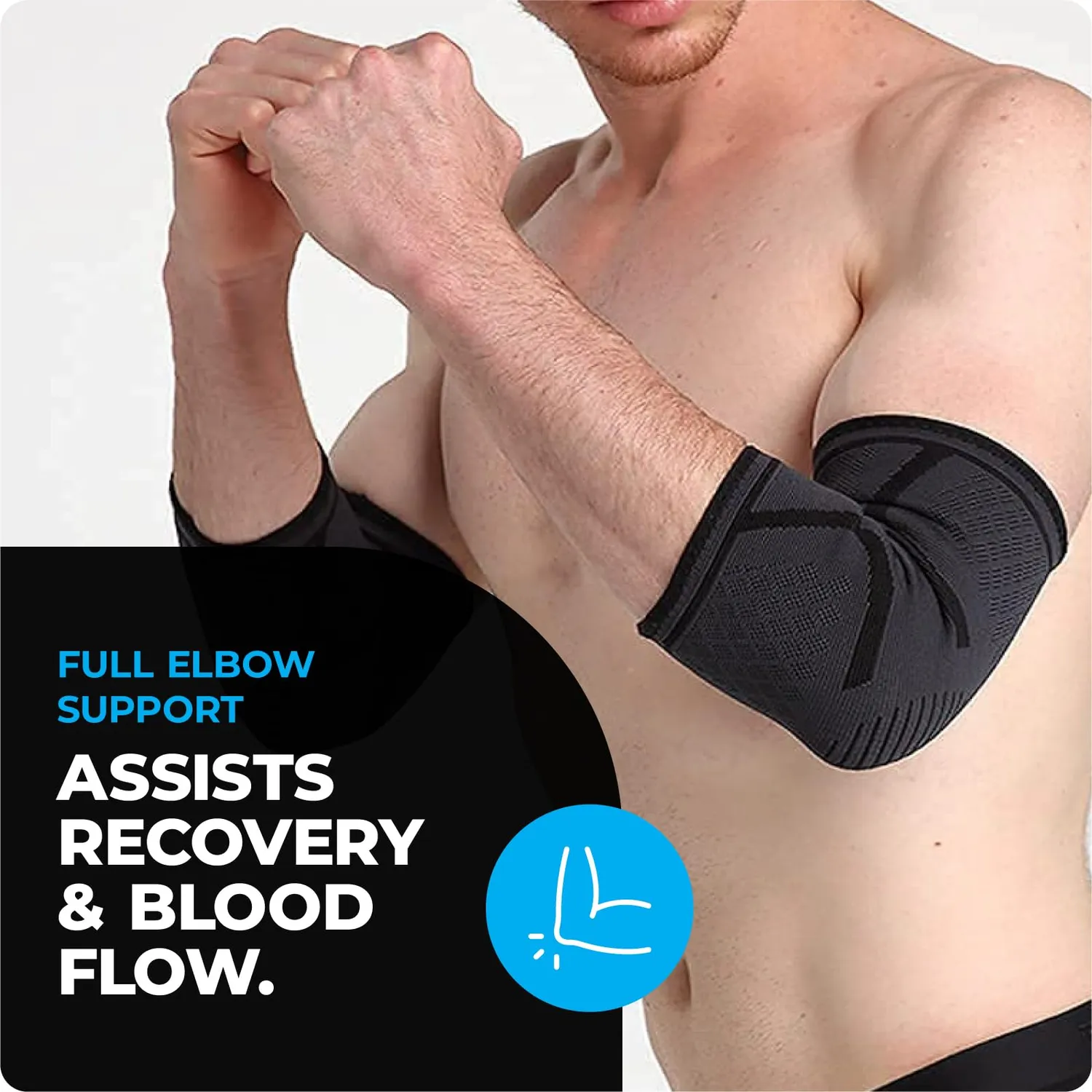 VITTO Elbow Support gomitiere elasticizzata traspirante
