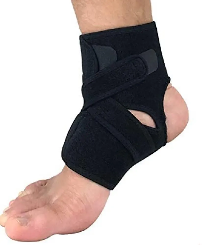 VITTO Ankle Support Tutore Caviglia Nero regolabile