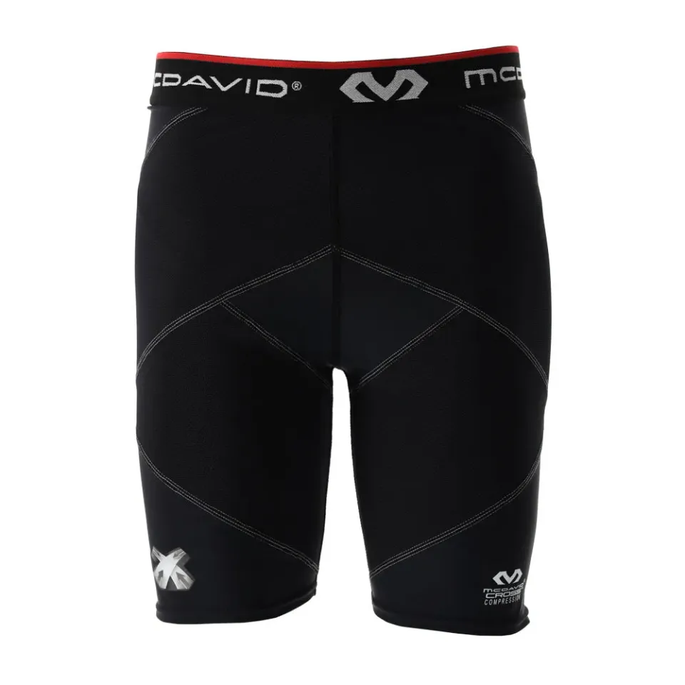 McDavid 8201 shorts compressione neri con fascia anca