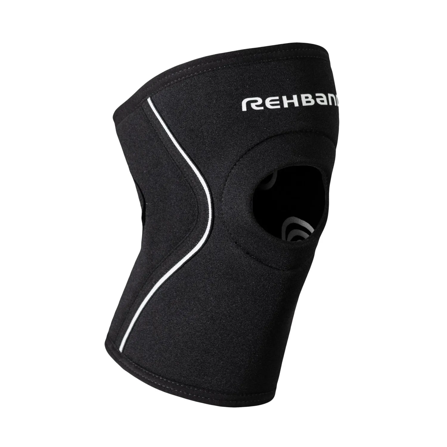 Rehband Open-Patella Knee Sleeve ginocchiera nero singolo