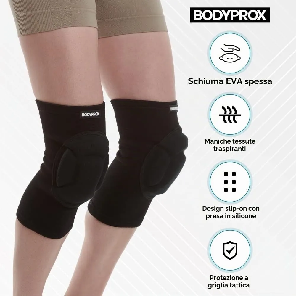 Bodyprox Ginocchiere Protettive L Spugna 2,2 cm Coppia