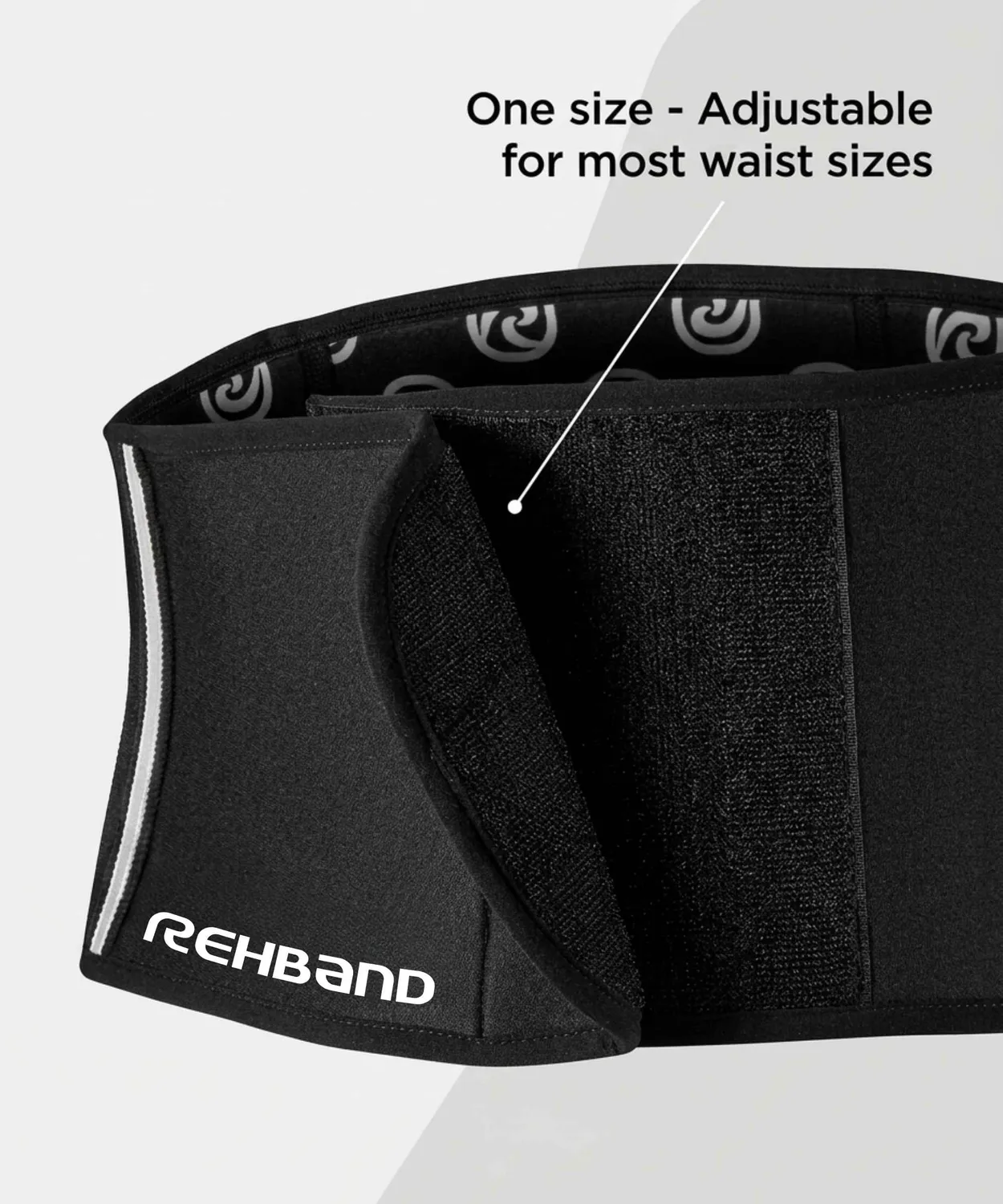 Rehband Core Back Support lombare nero 3mm