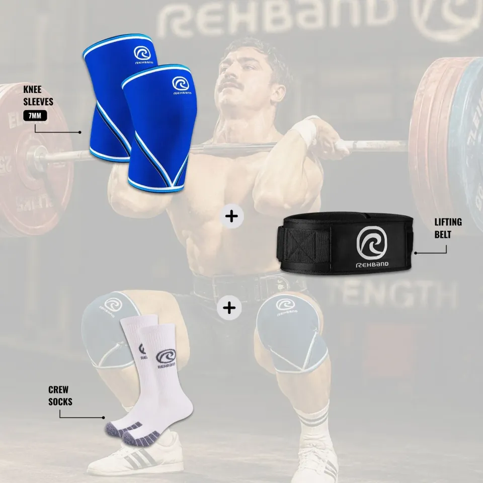 Rehband Lifting Kit Classic kit sollevamento blu completo