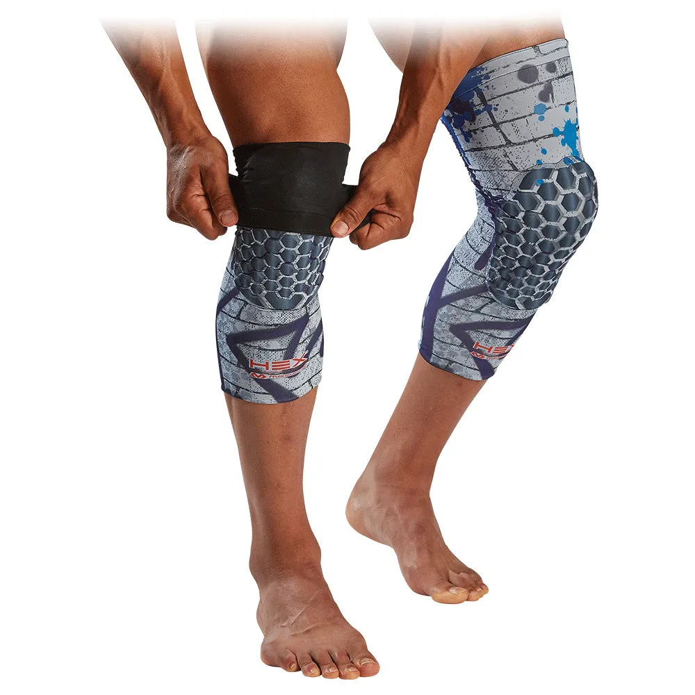McDavid HEX 6446PR Manicotti Gambe Reversibili Neri Paio