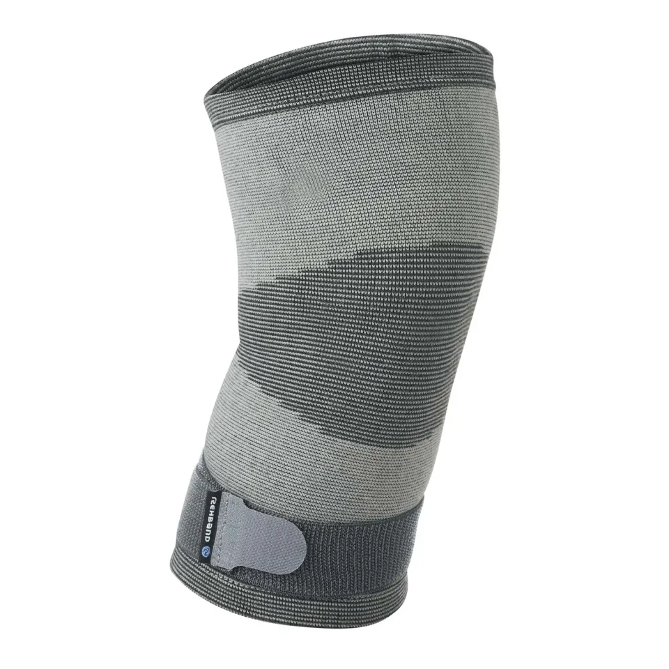 Rehband QD Knitted ginocchiera grigia singolo leggera