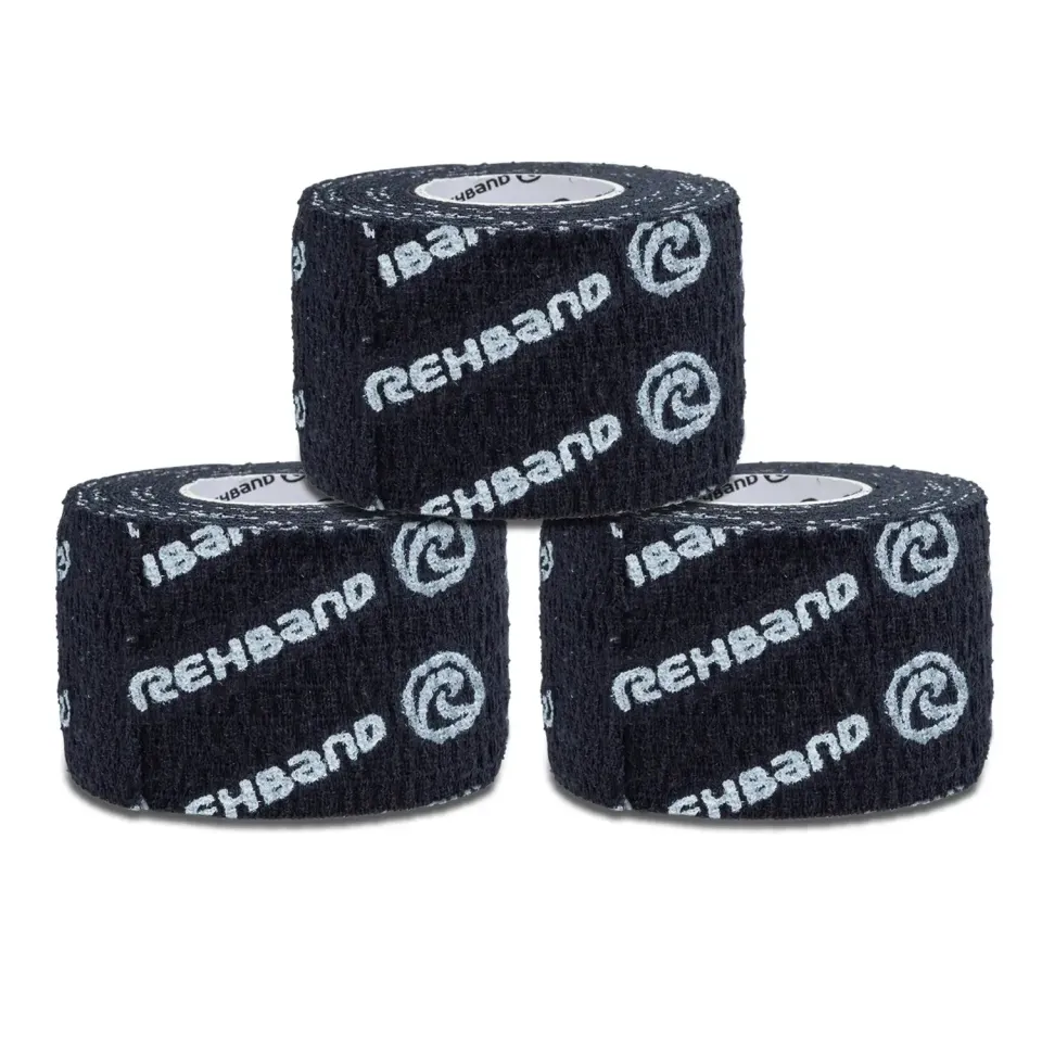 Rehband RX Athletic Power-Wrap nastro sportivo nero 3 rotoli