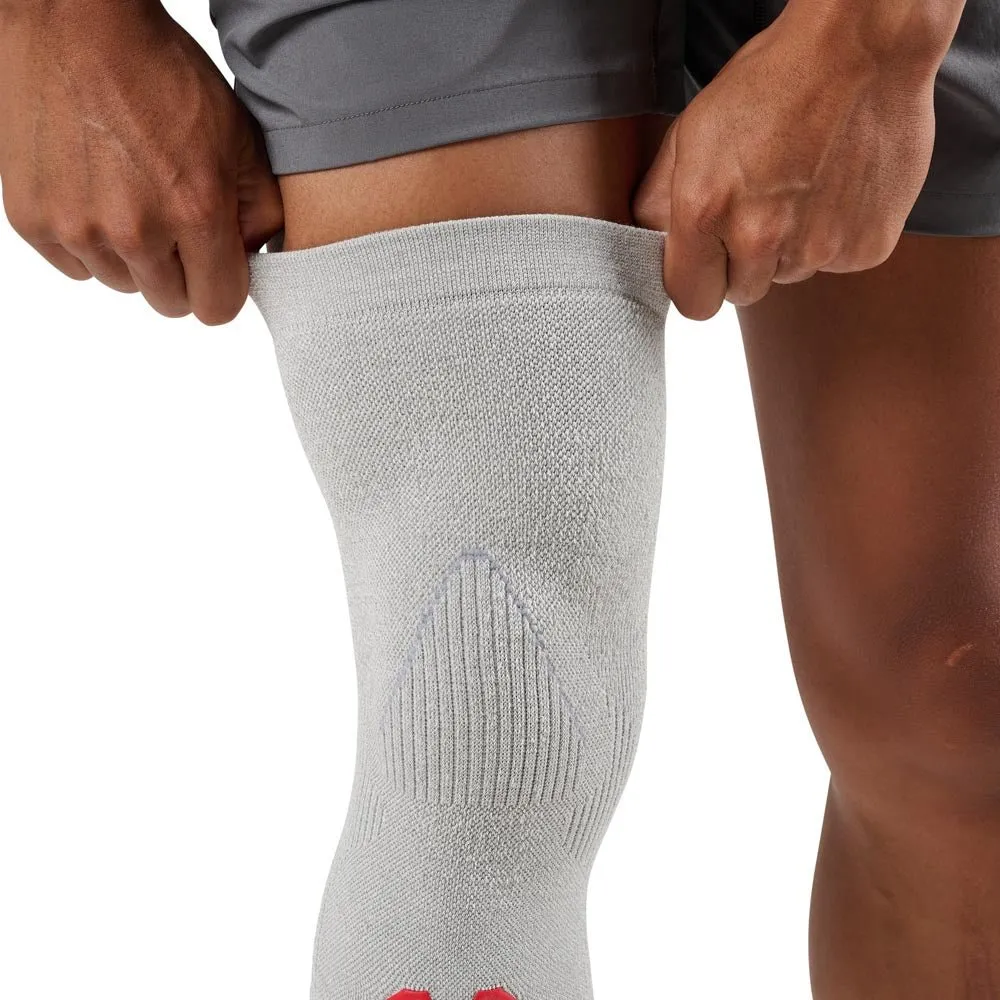 McDavid Infused Knit ginocchiera grigia con stecche