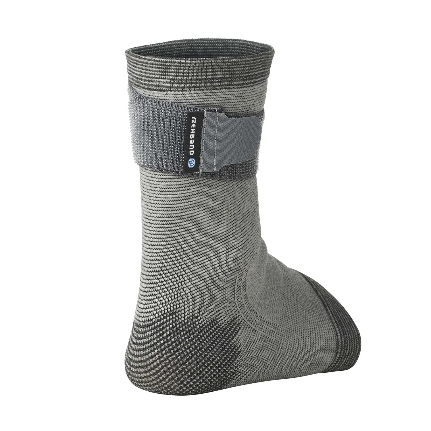 Rehband QD Knitted cavigliera grigia stabilizzante