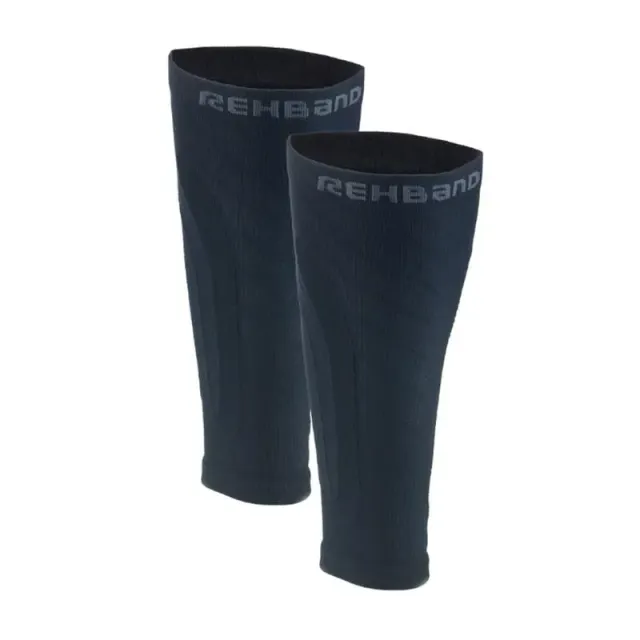 Rehband RX Performance Knitted Calf Sleeves gambaletti bianco/grigio paio