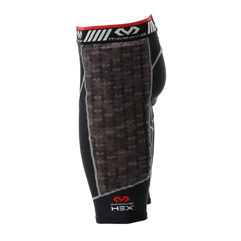 McDavid HEX 7748 Short Portiere Calcio Nero Imbottiti Antiscivolo