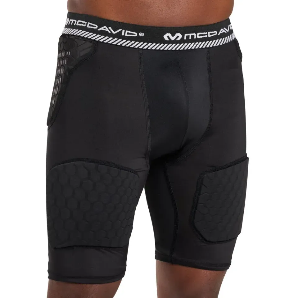McDavid HEX Viz 5-Pad Short pantaloncino nero protettivo