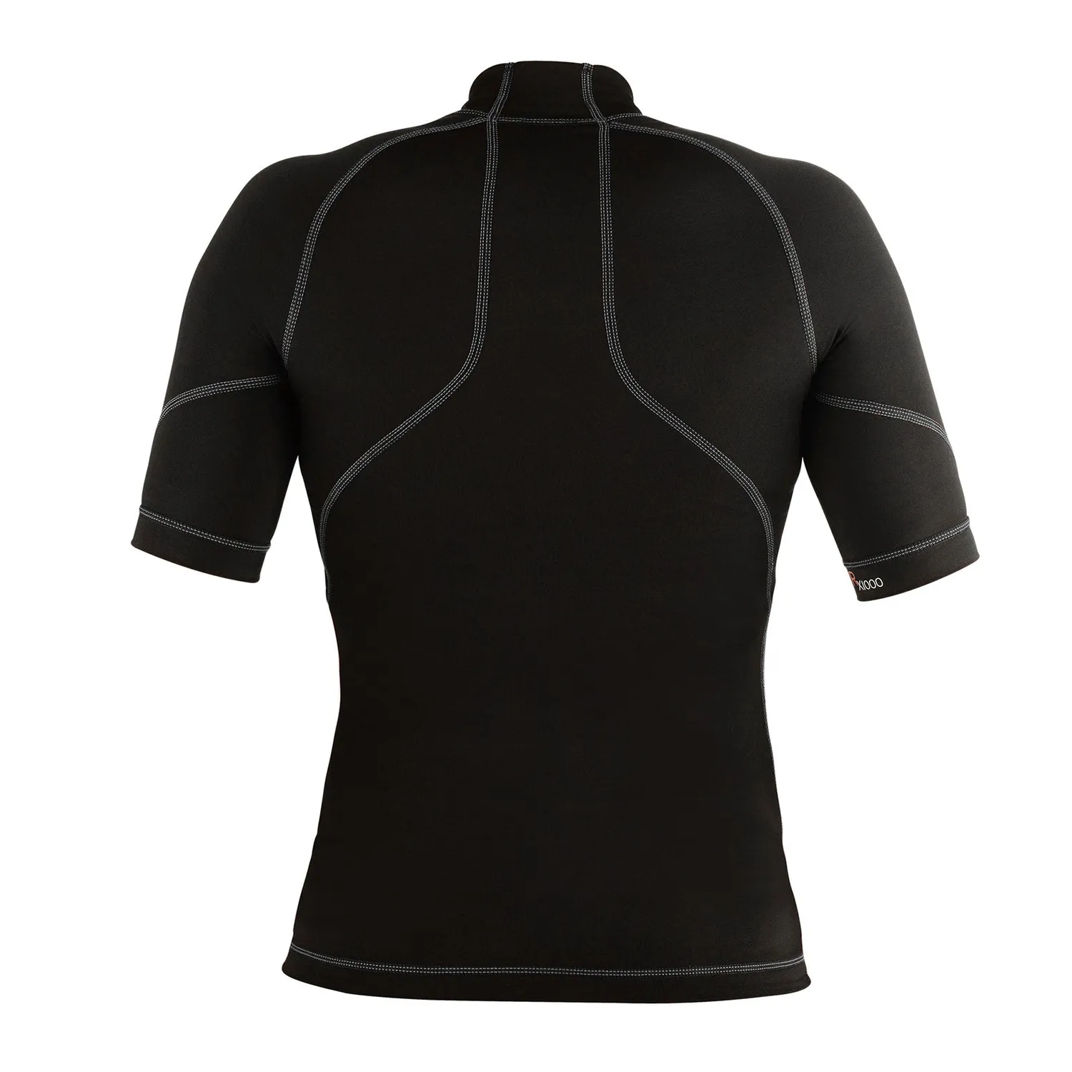 Rehband QD Compression Top maglia donna nera maniche corte