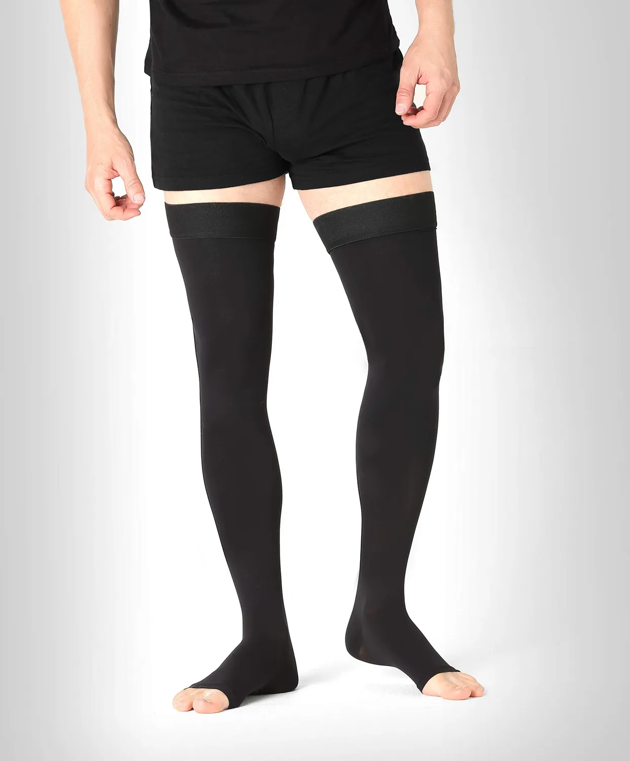 BeFit24 calze compressione punta aperta edema viaggio