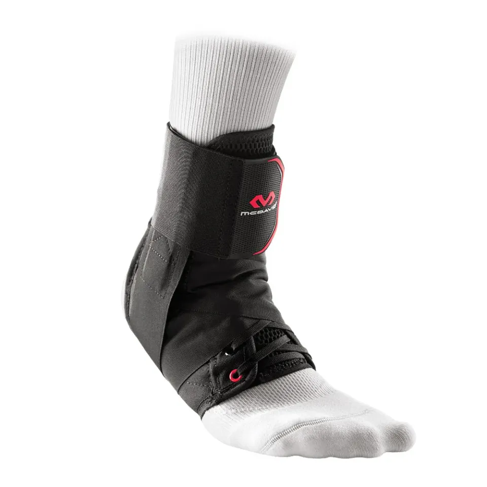 McDavid 195 cavigliera con lacci e fasce nero stabilizzante