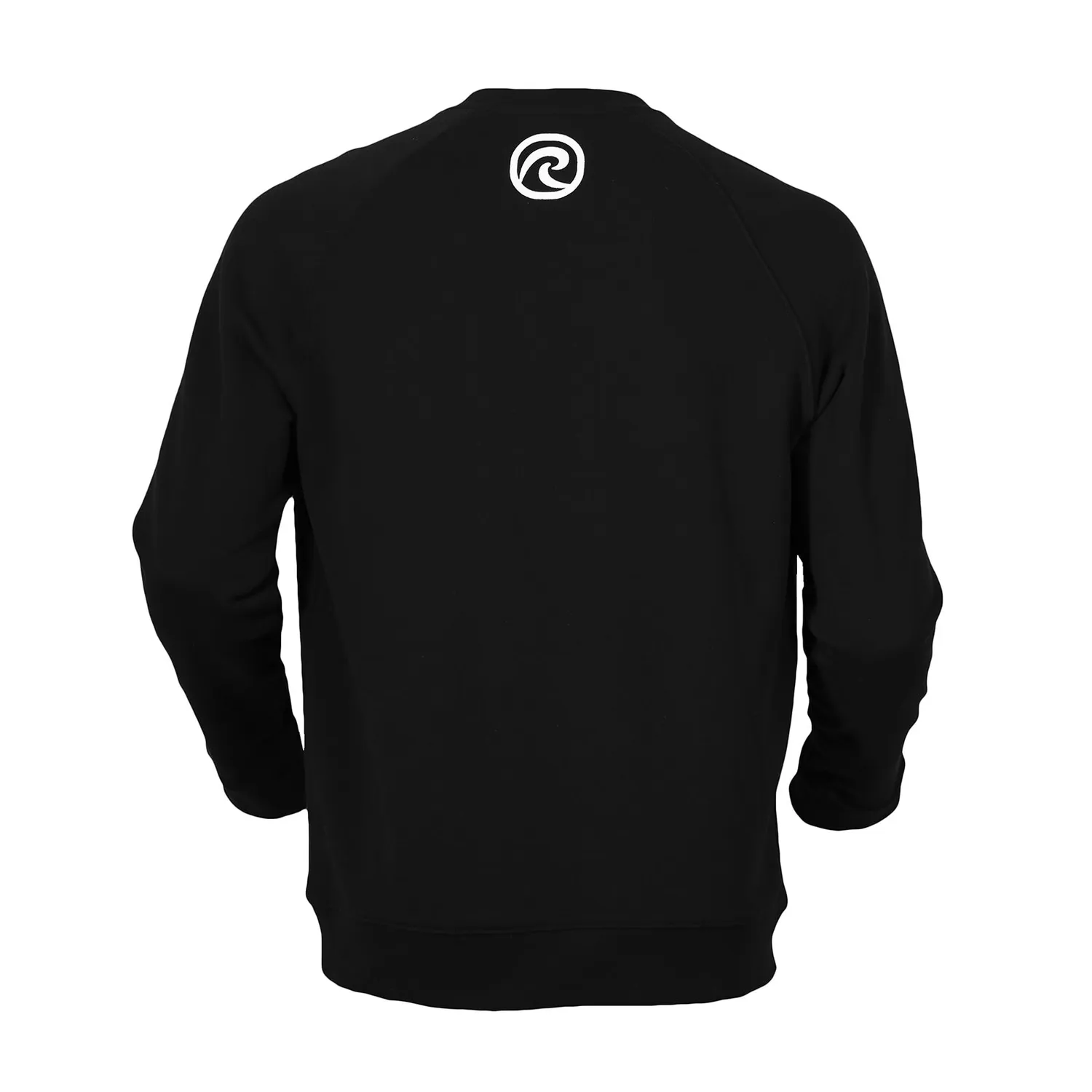 Rehband Logo Sweatshirt Felpa Uomo Nero cotone sportivo