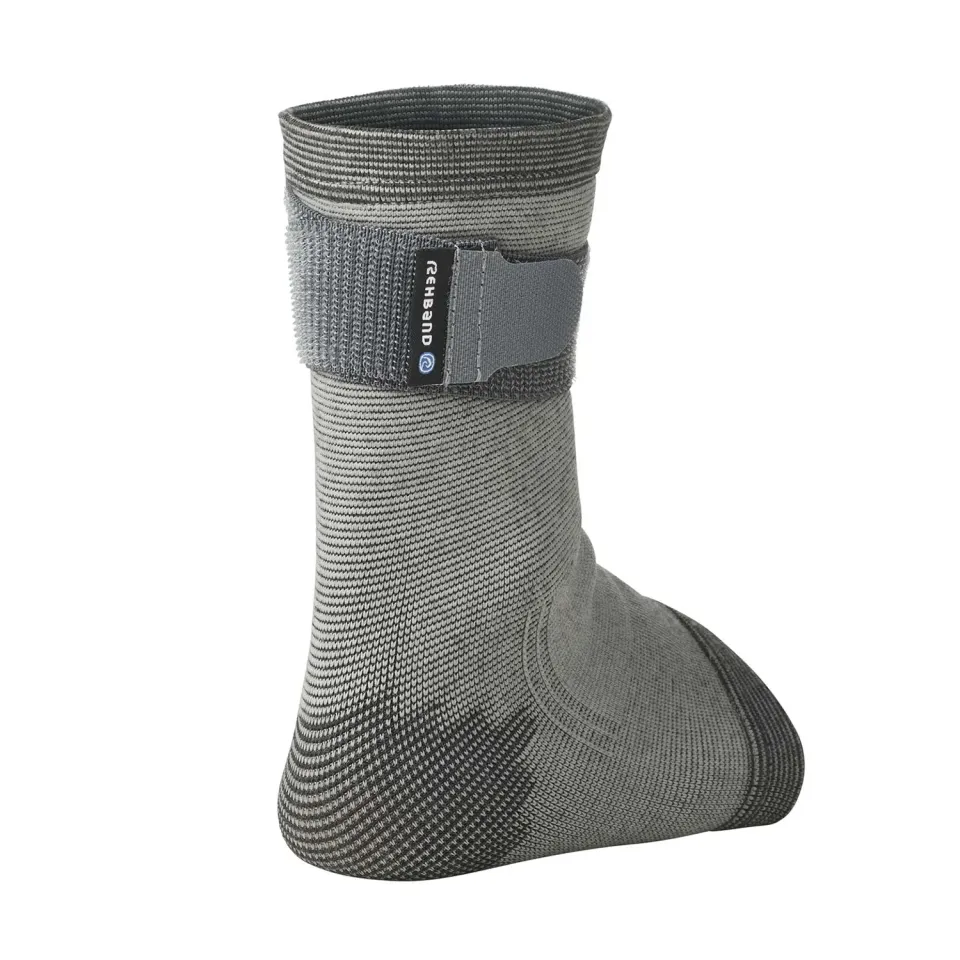 Rehband QD Knitted cavigliera grigia stabilizzante