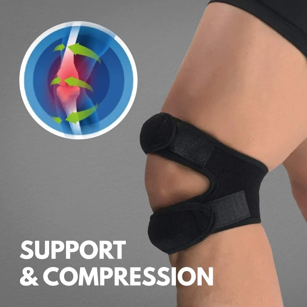 VITTO fascia rotulea ginocchio nero regolabile