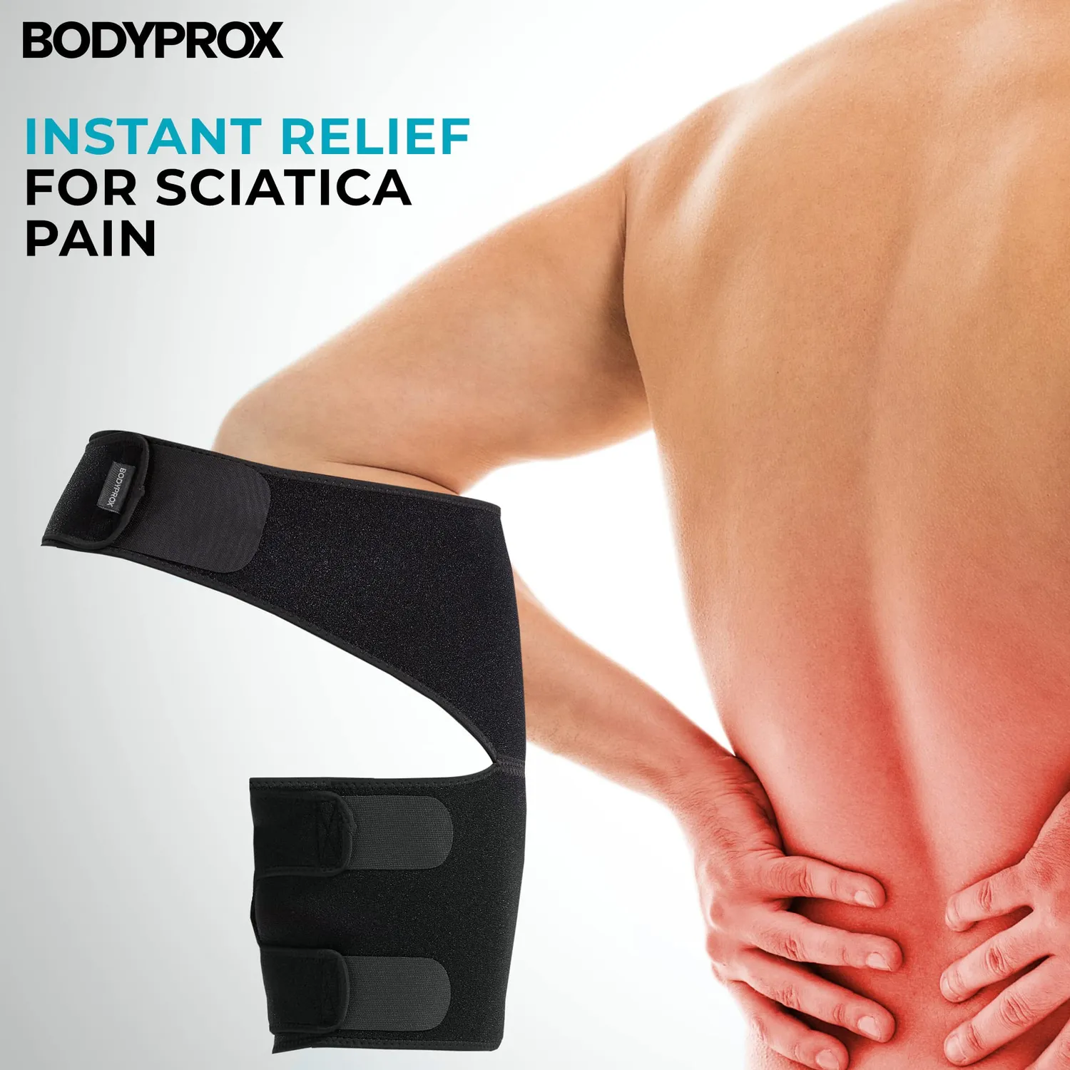 Bodyprox Groin Wrap fascia inguine coscia regolabile unica
