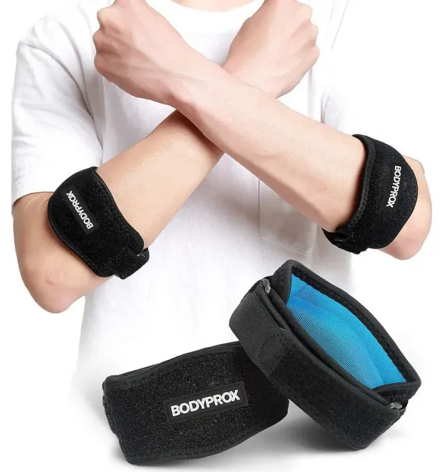 Bodyprox gomitiere epicondilite traspiranti 2 pezzi taglia unica