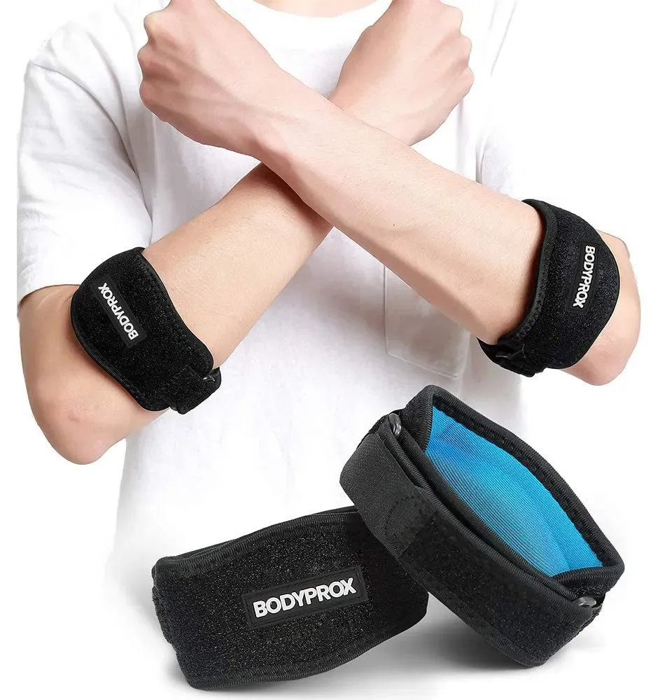 Bodyprox gomitiere epicondilite traspiranti 2 pezzi taglia unica