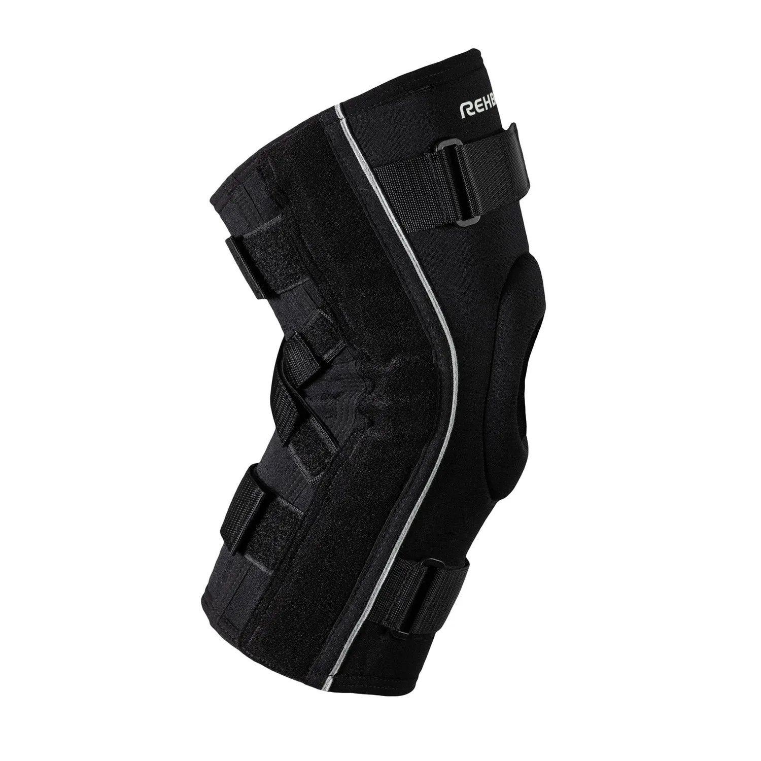 Rehband X-Stable Hyper Ginocchiera Stecche Nero Singolo