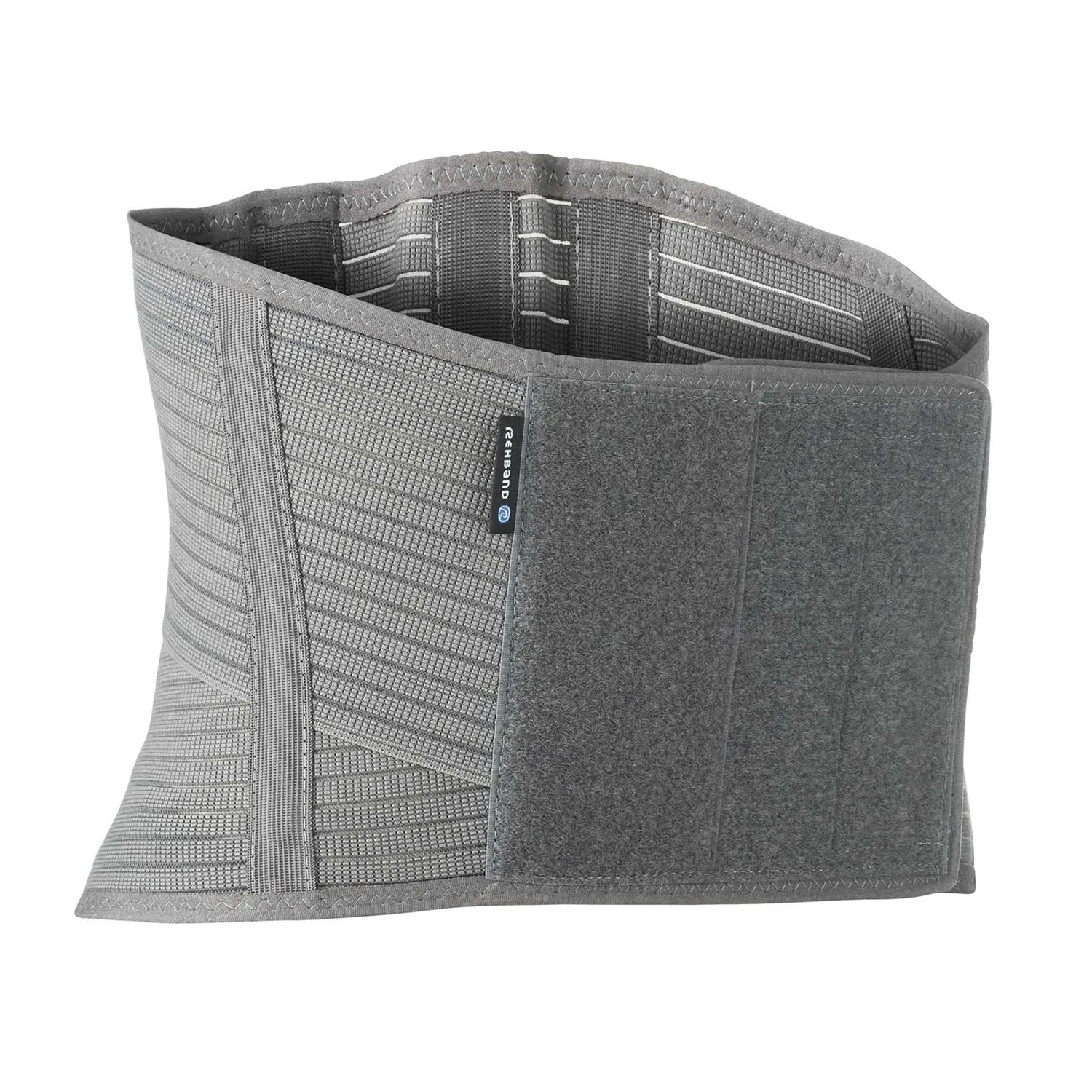 Rehband QD Knitted supporto schiena grigio stecche