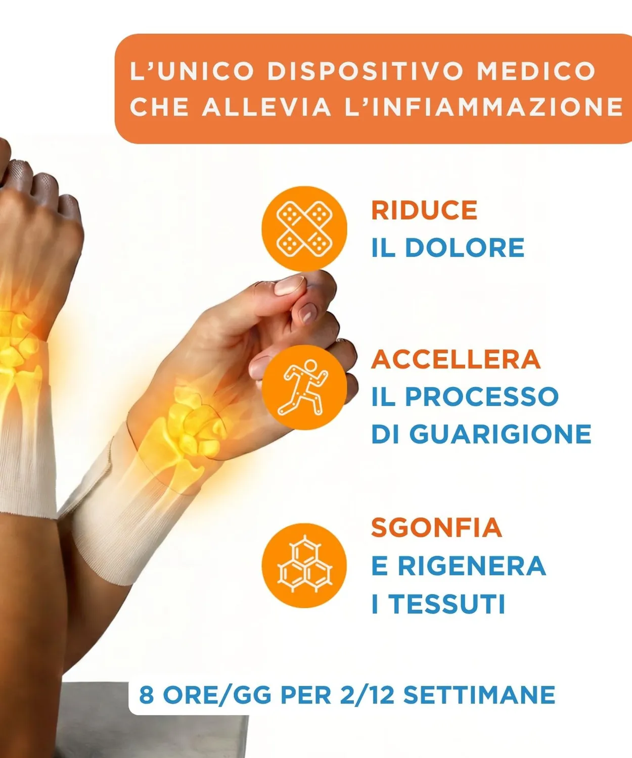 Spikenergy SPY 700 polsiera polso taglia unica magnetoterapia