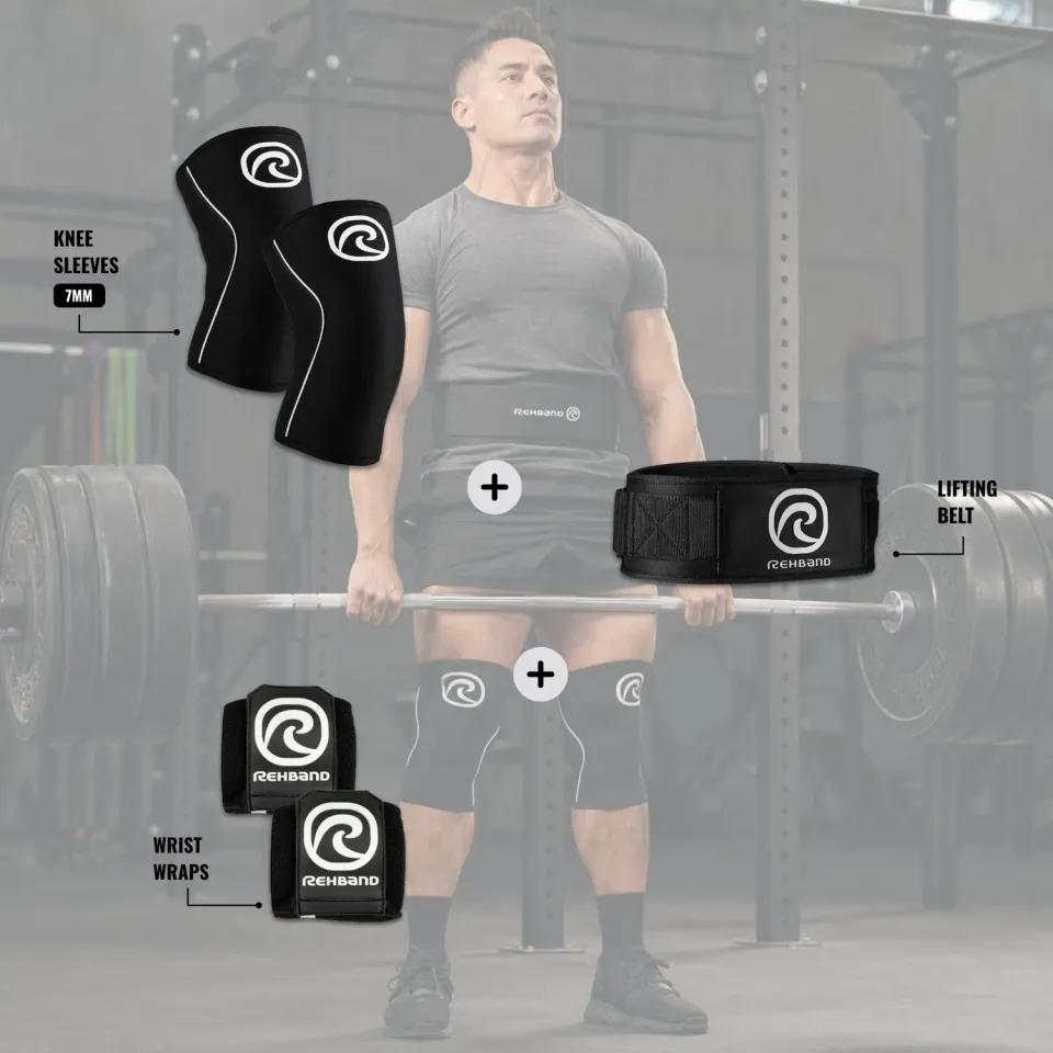 Rehband Powerlifting Kit PR kit 3 pezzi 7mm