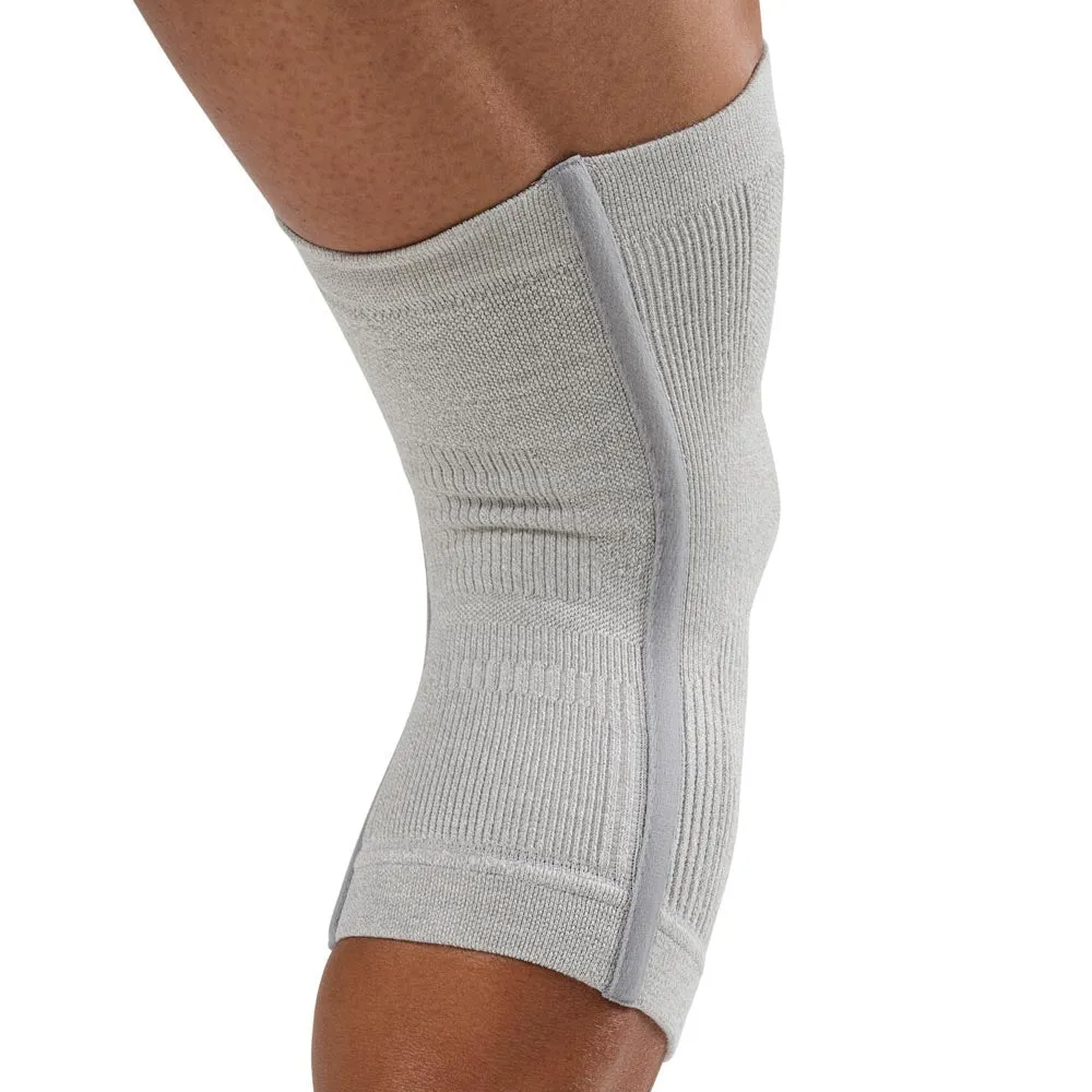 McDavid Infused Knit ginocchiera grigia con stecche