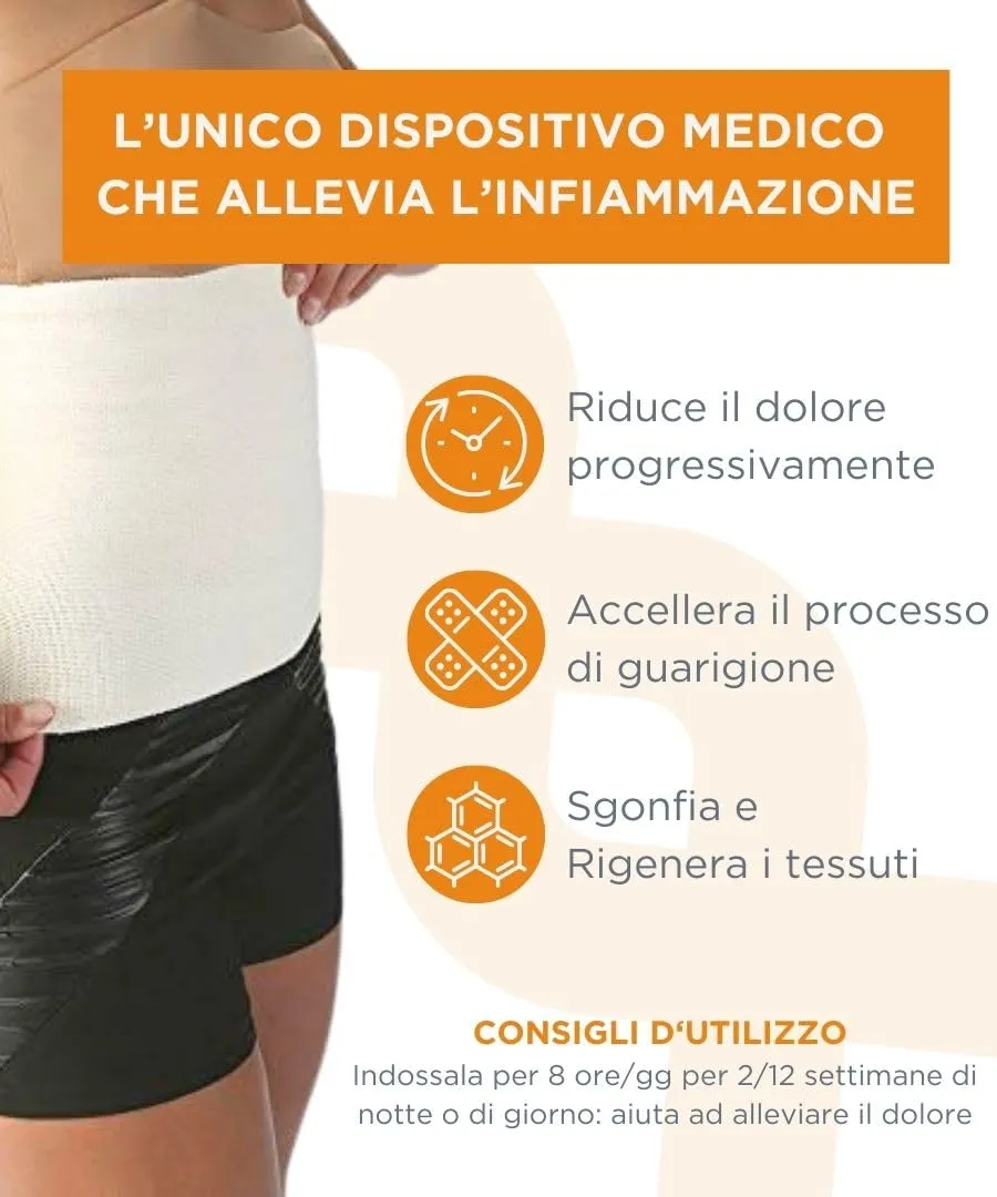 Spikenergy Fascia Chiusa 24 cm Fascia Lombare S Magnetoterapeutica