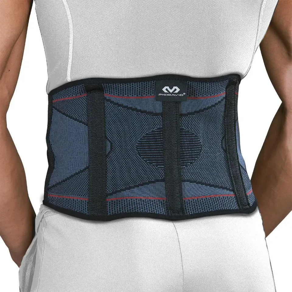 McDavid 1424 Back Knit Support fascia lombare grigia S/M