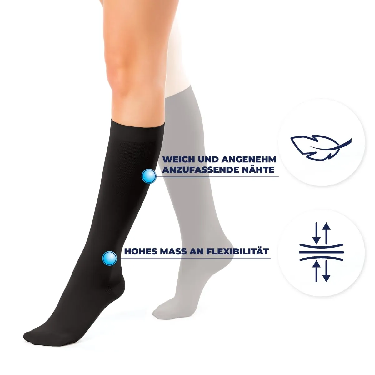 BeFit24 calze compressione graduata classe 2 23-32 mmHg