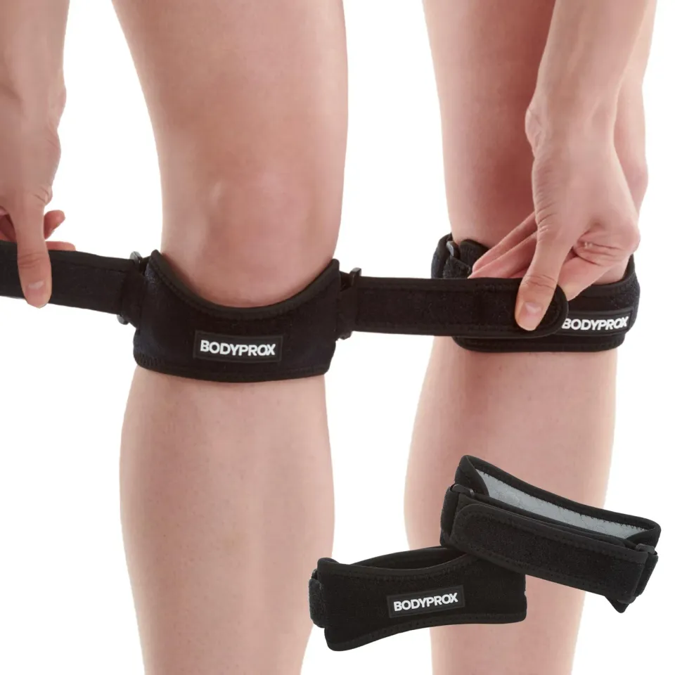 Bodyprox Cinturino Ginocchio Rotula x2 con Gel Sottorotuleo