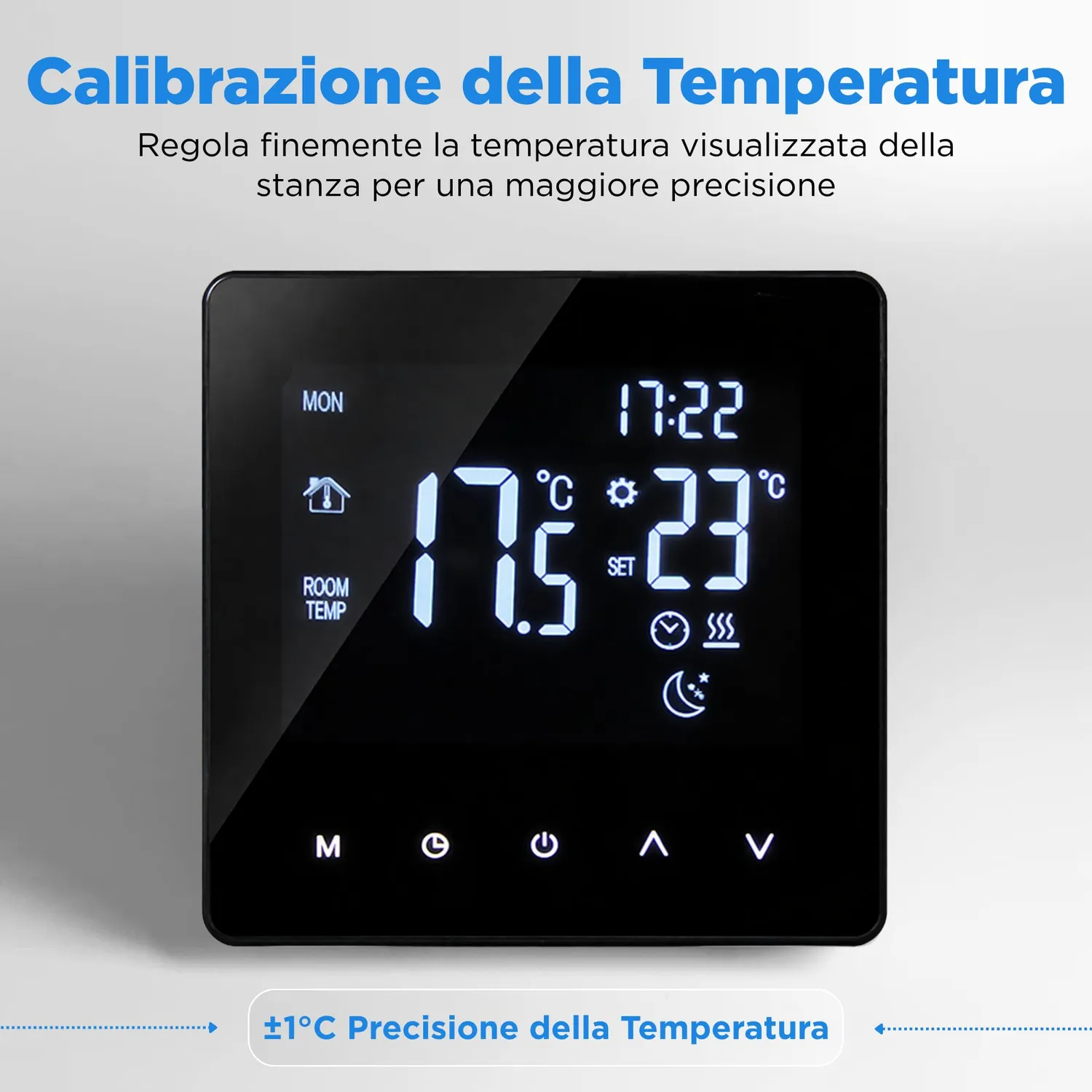 BeFit24 termostato wifi riscaldamento a pavimento 16A 3600W